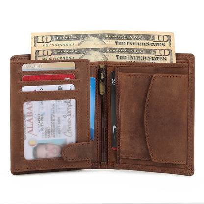 Classy Leather Bags Buffalo Leather Men's Wallet - Vertical - AVBL MRKT (5)