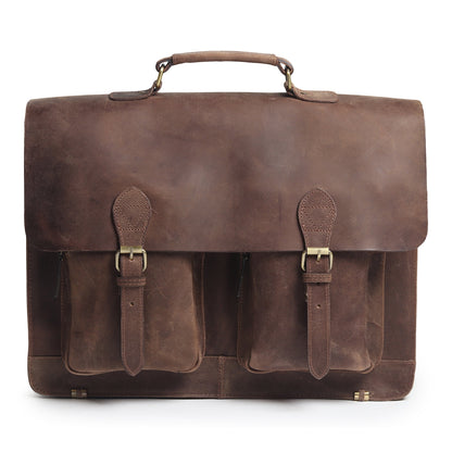 Classy Leather Bags Buffalo Leather Messenger Bag - AVBL MRKT (1)