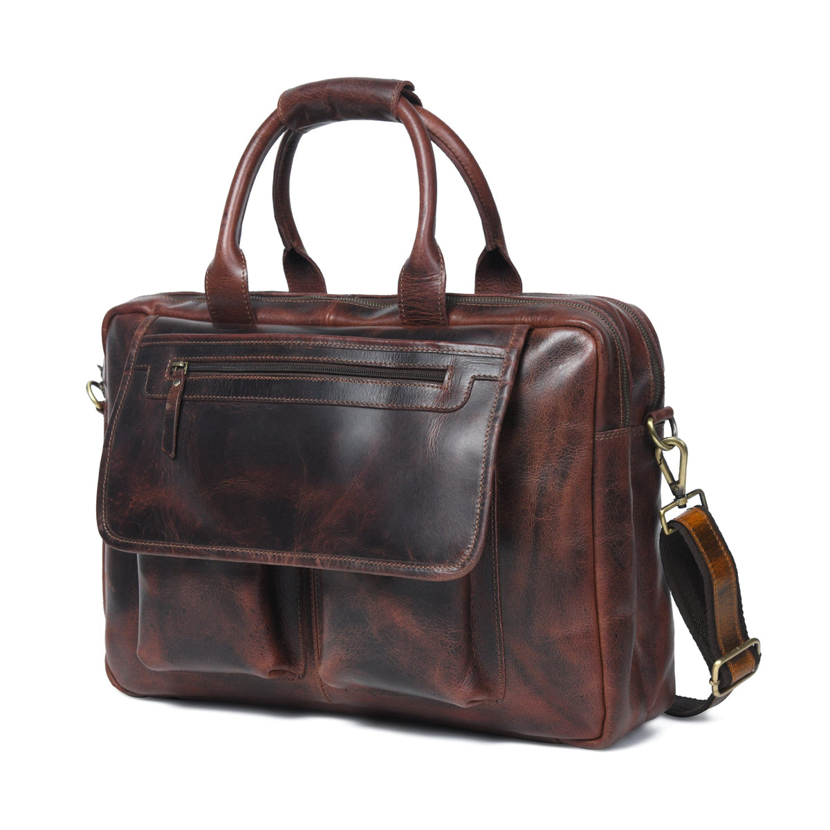Classy Leather Bags Buffalo Leather Pilot Bag - AVBL MRKT (1)