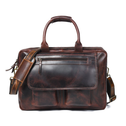 Classy Leather Bags Buffalo Leather Pilot Bag - AVBL MRKT (2)