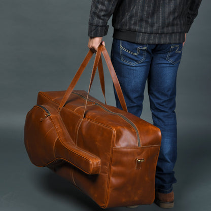 Classy Leather Bags Buffalo Leather Tennis Duffle Bag - AVBL MRKT (7)