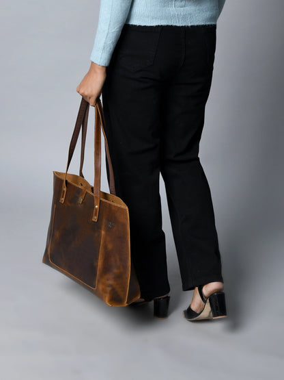 Classy Leather Bags Buffalo Terry Tote - AVBL MRKT (11)