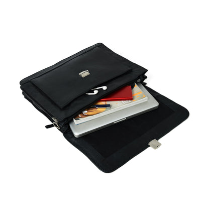 Classy Leather Bags Business Attache Laptop Bag - Italian Finish - AVBL MRKT (7)
