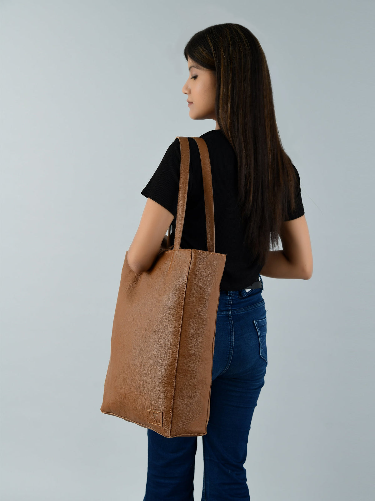 Classy Leather Bags Café Chic Women's Leather Tote Bag - AVBL MRKT (2)
