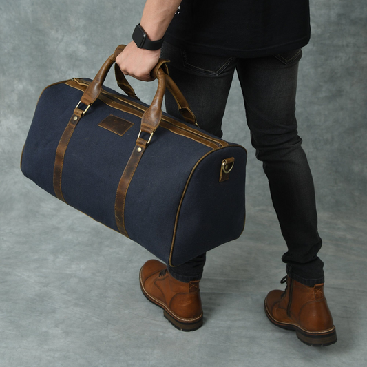 Classy Leather Bags Campbell Canvas Carry On Duffle - AVBL MRKT (1)