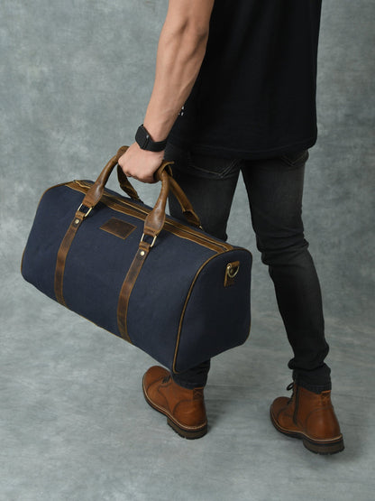 Classy Leather Bags Campbell Canvas Carry On Duffle - AVBL MRKT (7)