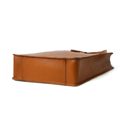 Classy Leather Bags Chestnut Elegance Leather Tote - AVBL MRKT (5)