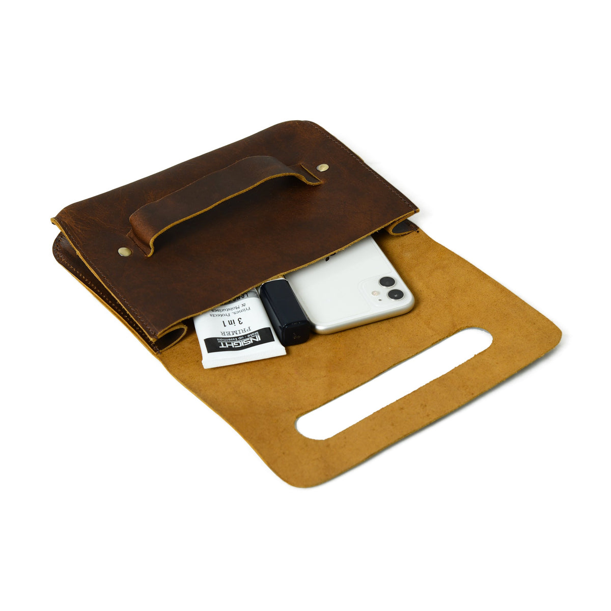 Classy Leather Bags Chic Cocoa Leather Women's Clutch - AVBL MRKT (6)