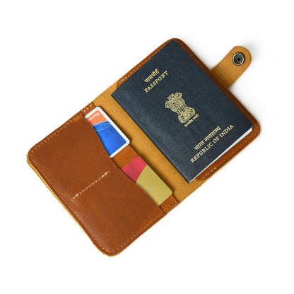 Classy Leather Bags ChicVoyage Passport Sleeve - Tan Brown - AVBL MRKT (5)