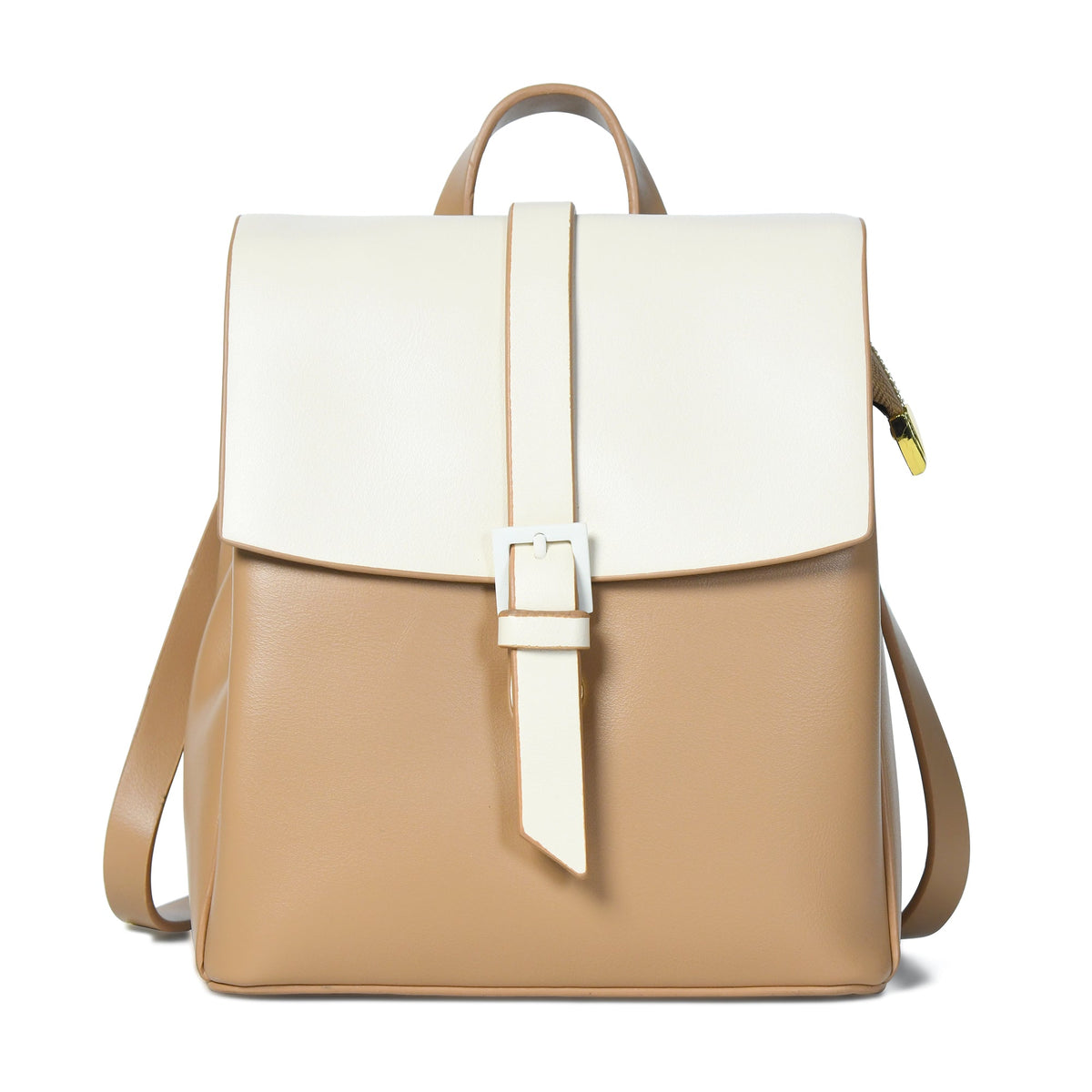 Classy Leather Bags Claire Women's Backpack - Beige - AVBL MRKT (3)