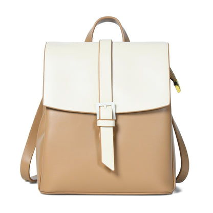 Classy Leather Bags Claire Women's Backpack - Beige - AVBL MRKT (3)