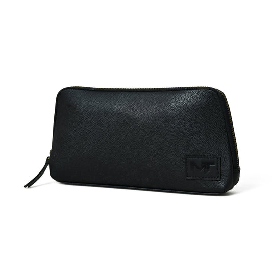 Classy Leather Bags Classic Black Leather Clutch - AVBL MRKT (1)