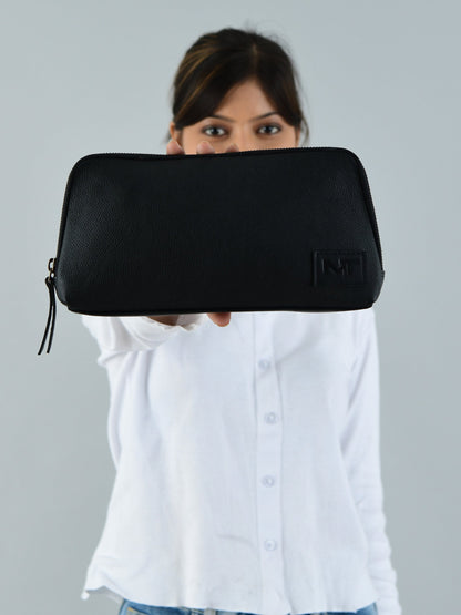 Classy Leather Bags Classic Black Leather Clutch - AVBL MRKT (10)