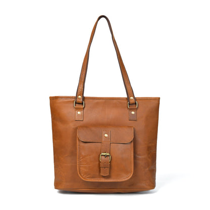 Classy Leather Bags Classic Chic Genuine Leather Tote - AVBL MRKT (1)
