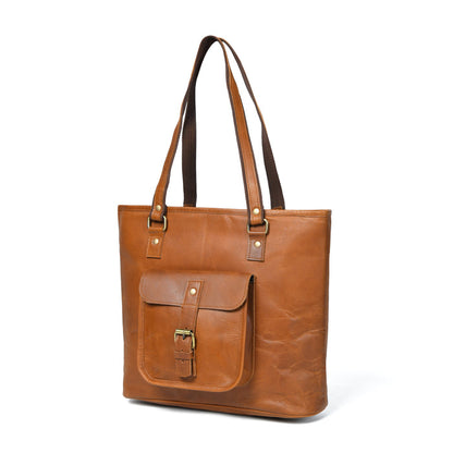 Classy Leather Bags Classic Chic Genuine Leather Tote - AVBL MRKT (3)