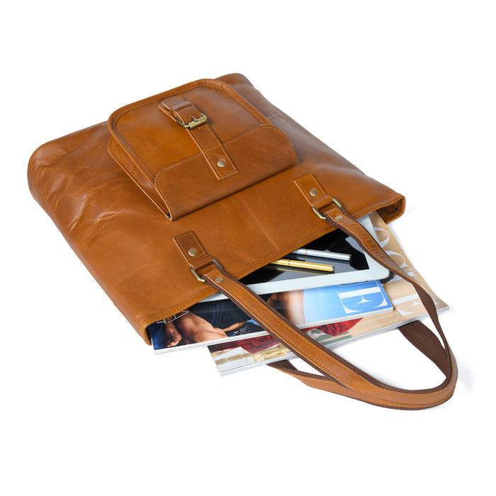 Classy Leather Bags Classic Chic Genuine Leather Tote - AVBL MRKT (5)
