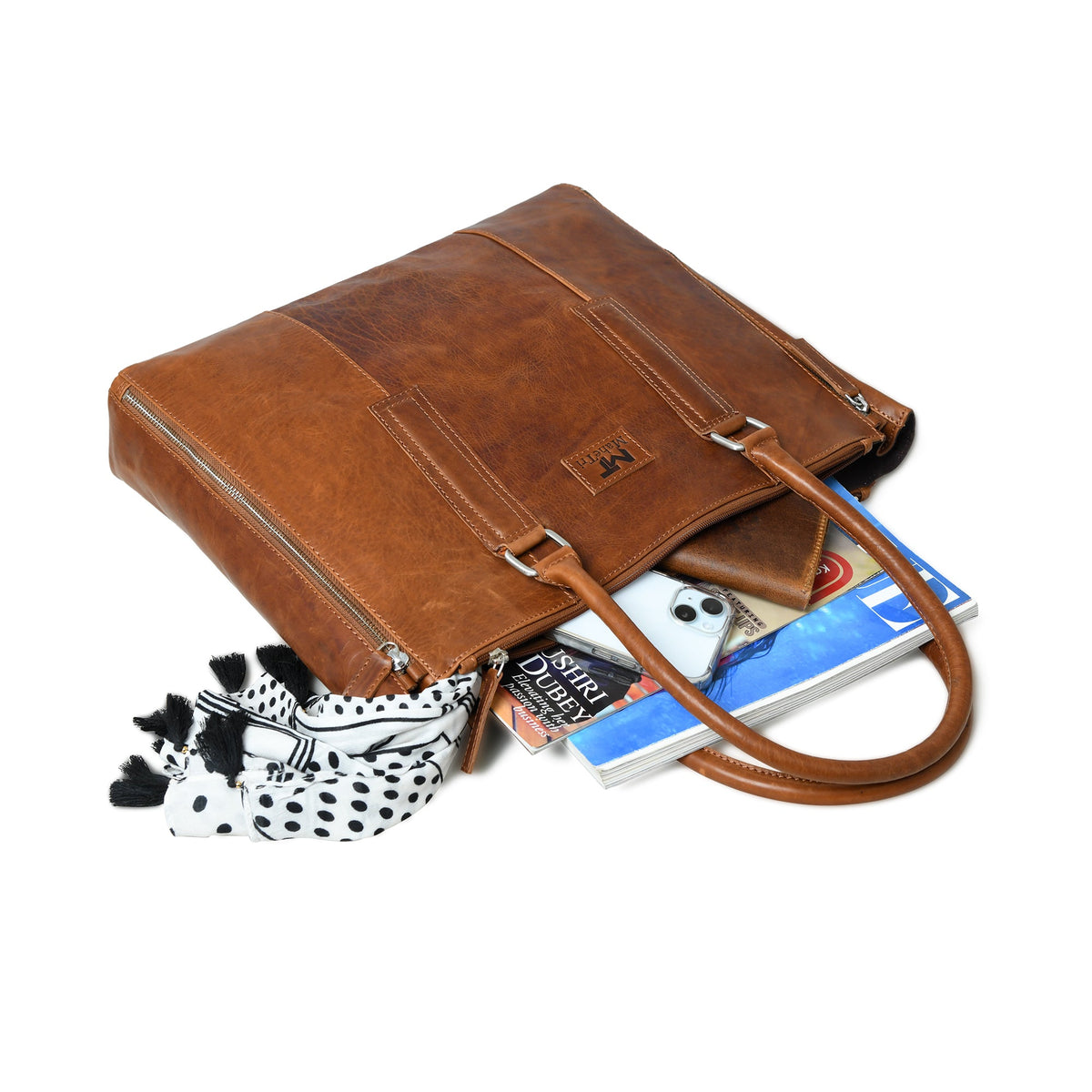 Classy Leather Bags Classy Business Hour Tote - AVBL MRKT (7)