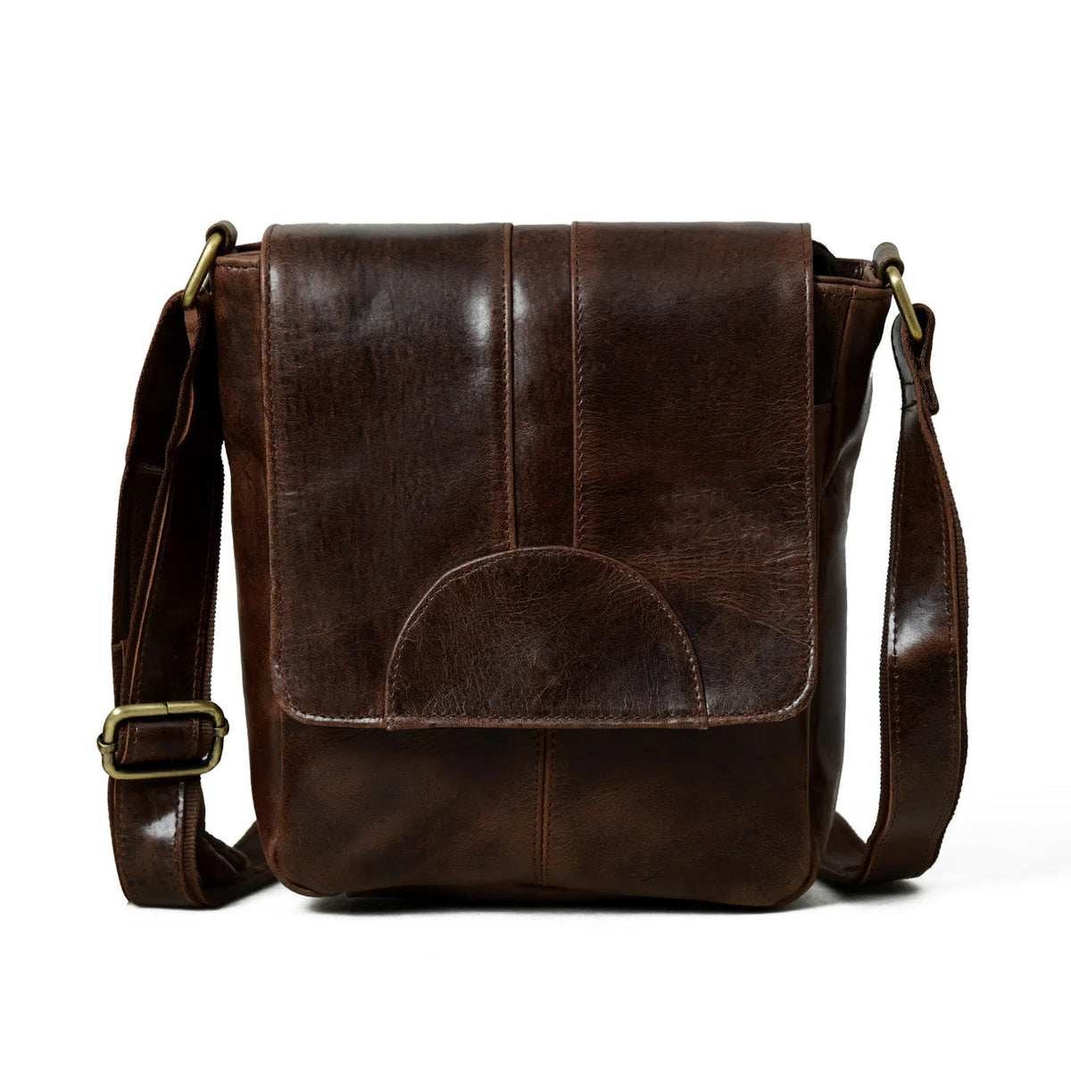 Classy Leather Bags Cocoa Classic Messenger Bag - AVBL MRKT (1)