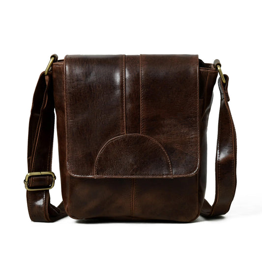Classy Leather Bags Cocoa Classic Messenger Bag - AVBL MRKT (1)