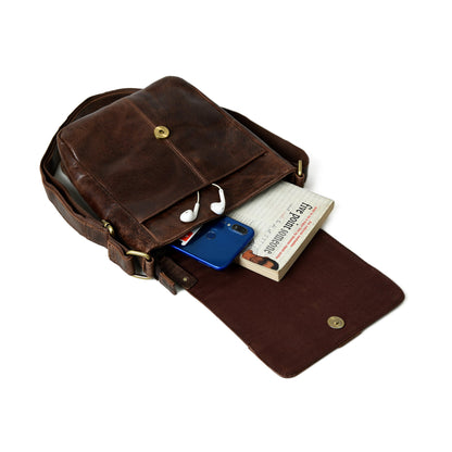 Classy Leather Bags Cocoa Classic Messenger Bag - AVBL MRKT (2)