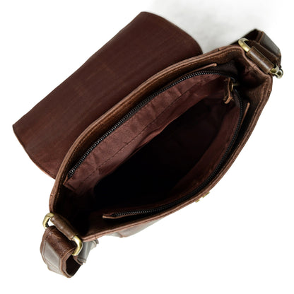 Classy Leather Bags Cocoa Classic Messenger Bag - AVBL MRKT (3)