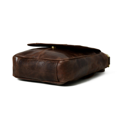 Classy Leather Bags Cocoa Classic Messenger Bag - AVBL MRKT (7)
