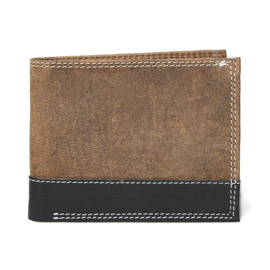 Classy Leather Bags Contrast Bifold Men's Wallet - AVBL MRKT (1)
