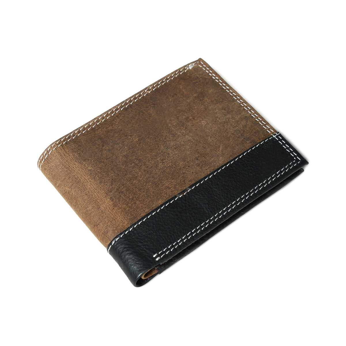 Classy Leather Bags Contrast Bifold Men's Wallet - AVBL MRKT (3)