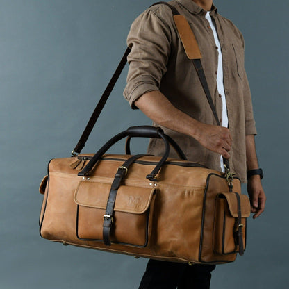 Classy Leather Bags Corpus Travel Duffel - AVBL MRKT (2)