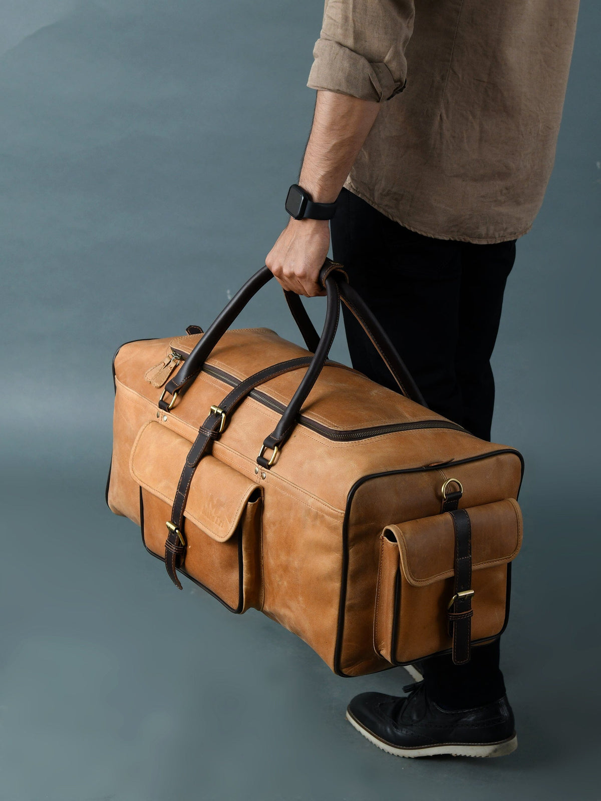 Classy Leather Bags Corpus Travel Duffel - AVBL MRKT (4)