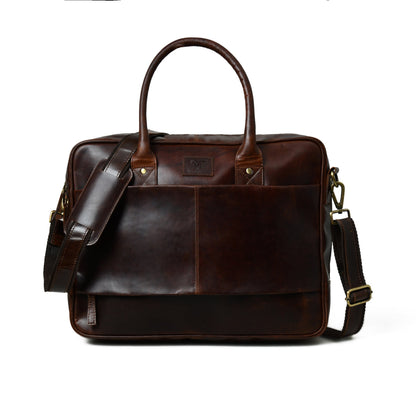 Classy Leather Bags Crimson Contemporary Briefcase - AVBL MRKT (1)