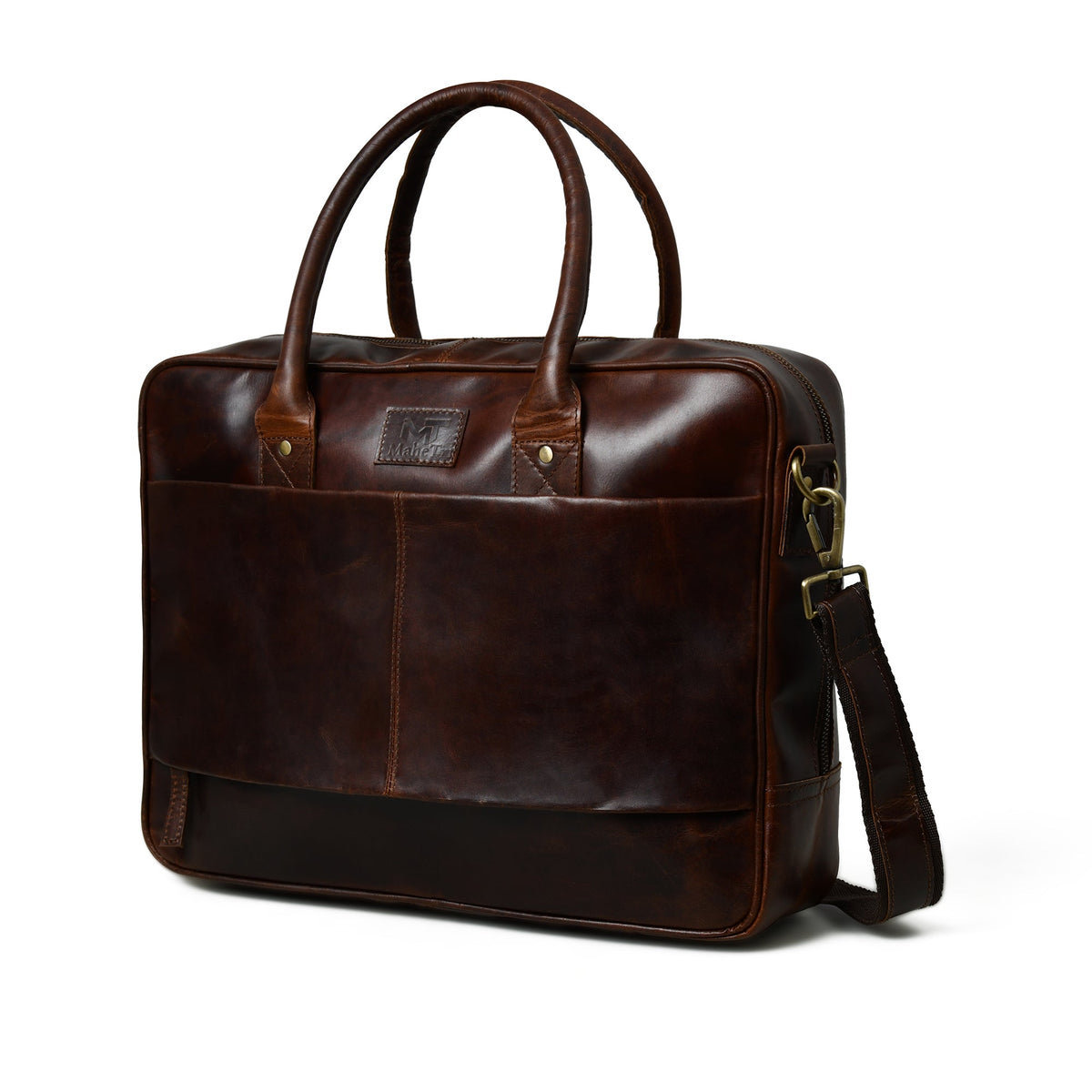 Classy Leather Bags Crimson Contemporary Briefcase - AVBL MRKT (3)