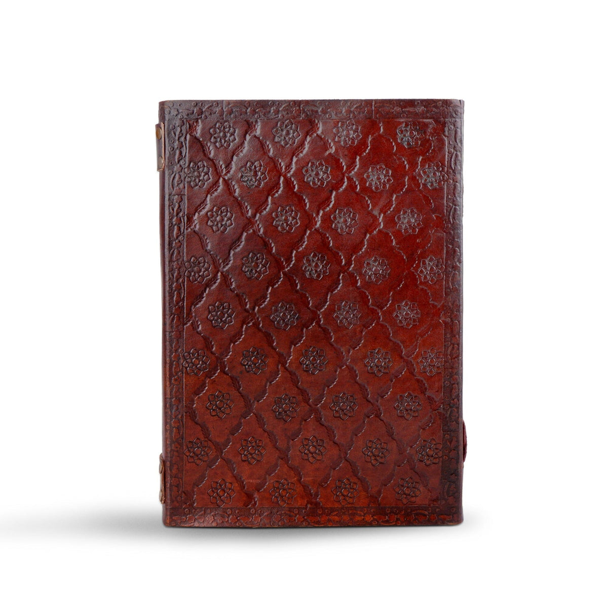 Classy Leather Bags Dark Brown 7 Stones Leather Diary - AVBL MRKT (4)