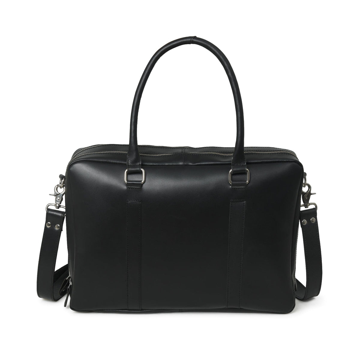 Classy Leather Bags Dixon Black Buffalo Leather Laptop Briefcase - AVBL MRKT (5)