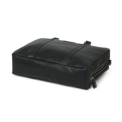 Classy Leather Bags Dixon Black Buffalo Leather Laptop Briefcase - AVBL MRKT (7)