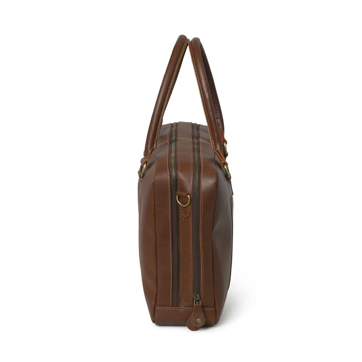 Classy Leather Bags Dixon Brown Buffalo Leather Laptop Office Briefcase - AVBL MRKT (8)