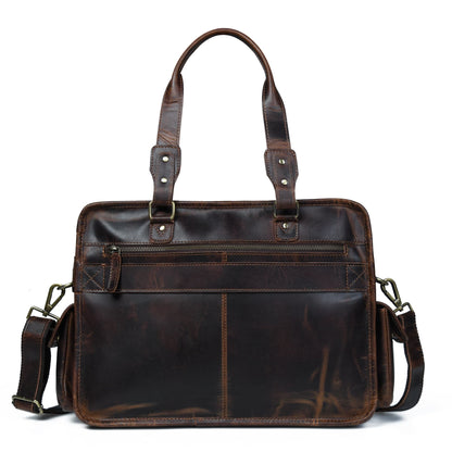 Classy Leather Bags Dryden Buffalo Briefcase - AVBL MRKT (3)