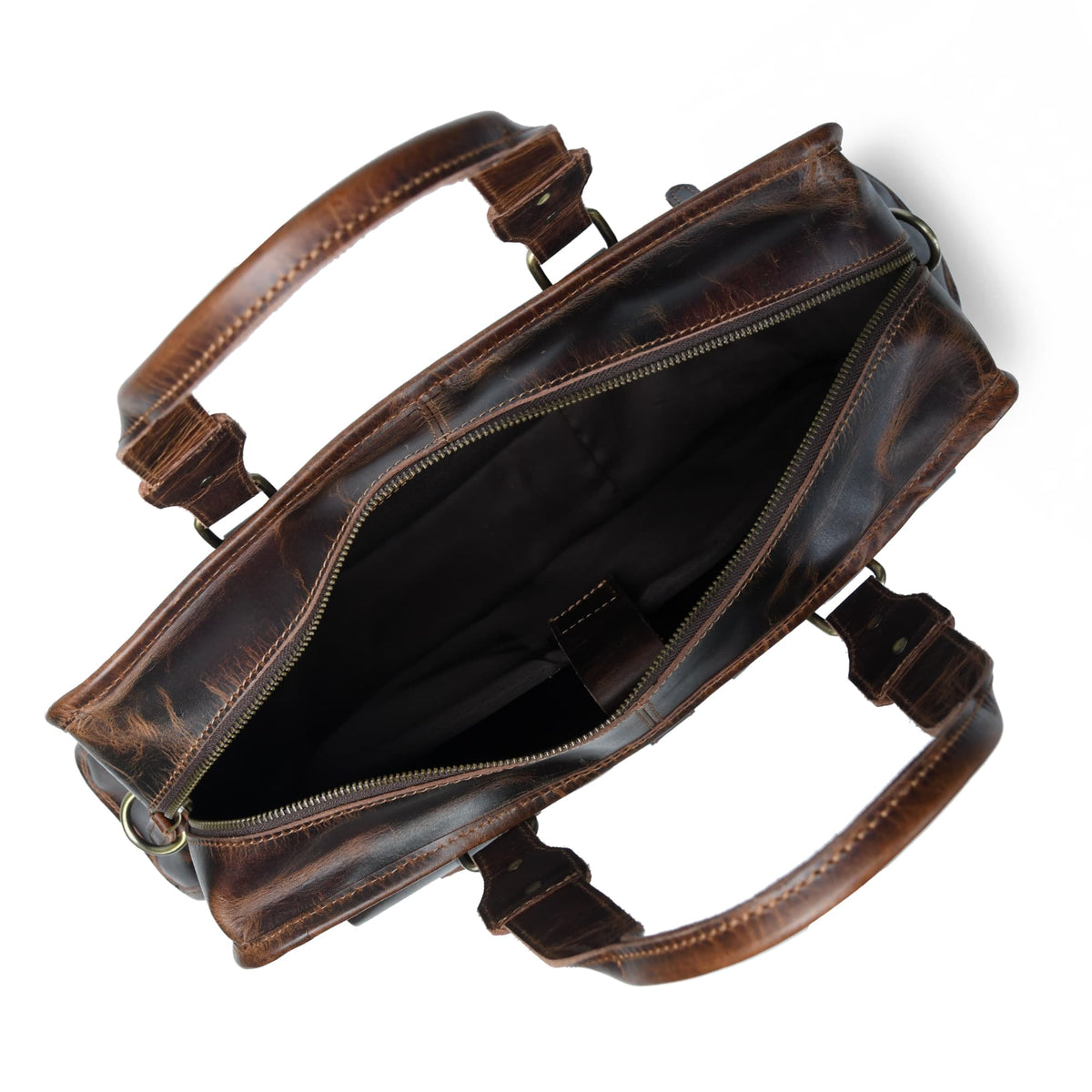 Classy Leather Bags Dryden Buffalo Briefcase - AVBL MRKT (6)