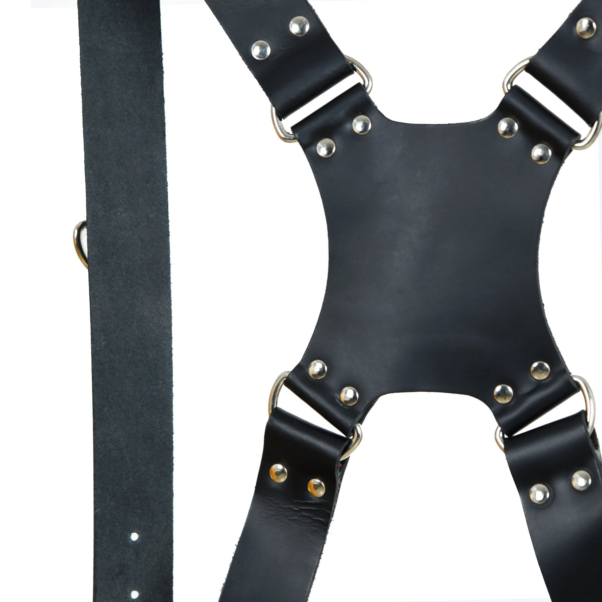 Classy Leather Bags Dual Leather Camera Strap Harness- Black - AVBL MRKT (2)