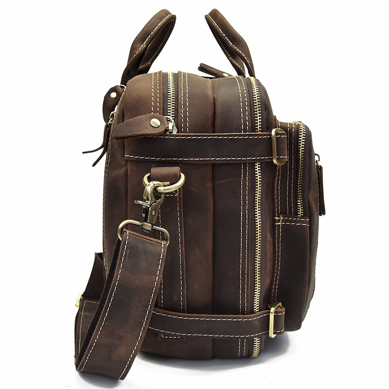 Classy Leather Bags Dublin Leather Backpack Briefcase 2-in-1 - AVBL MRKT (6)