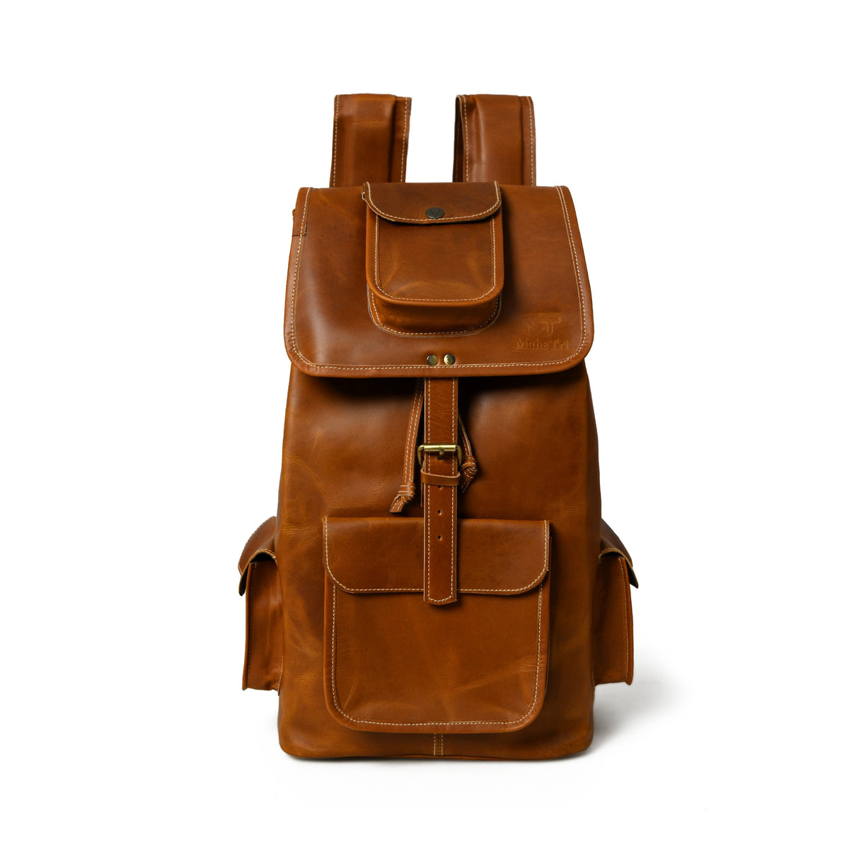Classy Leather Bags Earthtone Trekking Buffalo Backpack - AVBL MRKT (1)