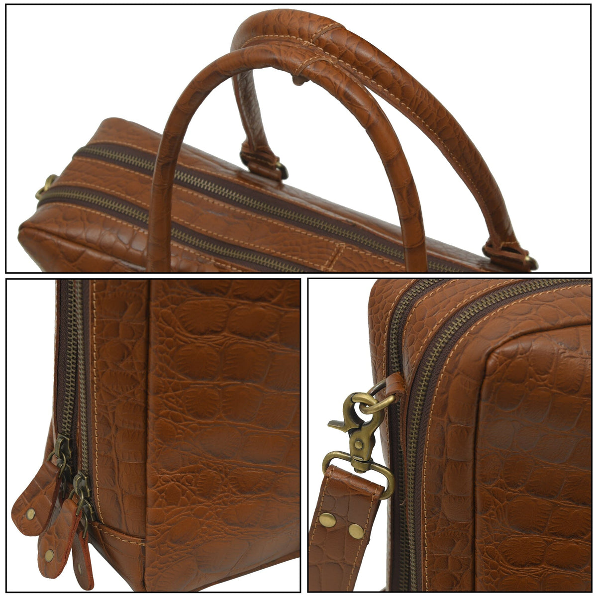 Classy Leather Bags Easton Premium Buffalo Leather Laptop Office Briefcase - AVBL MRKT (10)