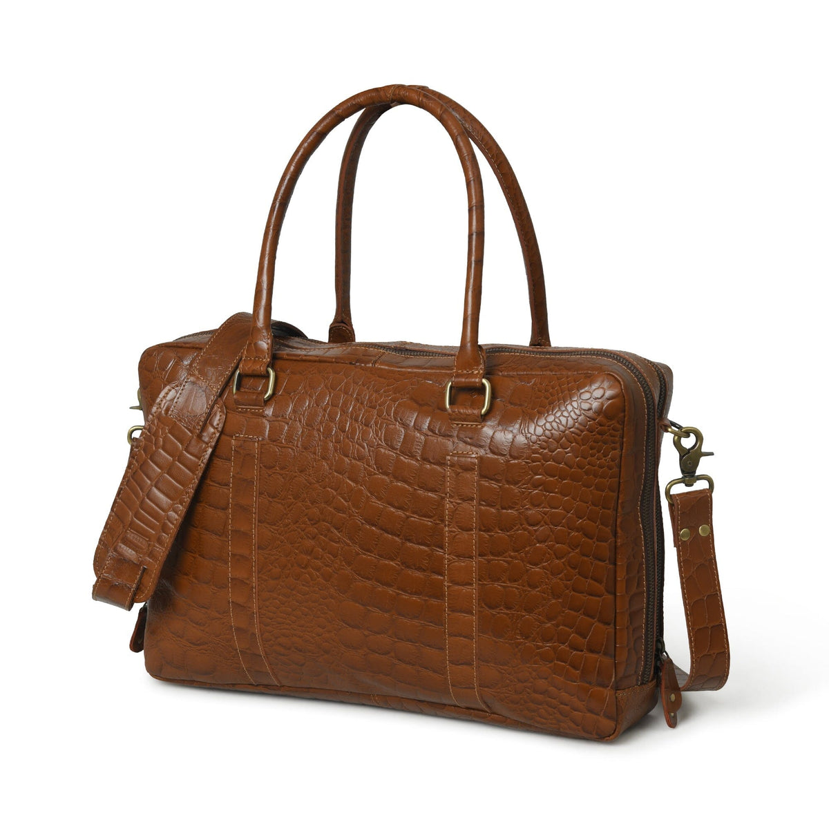 Classy Leather Bags Easton Premium Buffalo Leather Laptop Office Briefcase - AVBL MRKT (4)