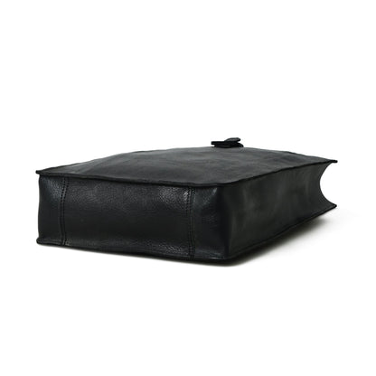 Classy Leather Bags Ebony Elegance Leather Tote - AVBL MRKT (9)