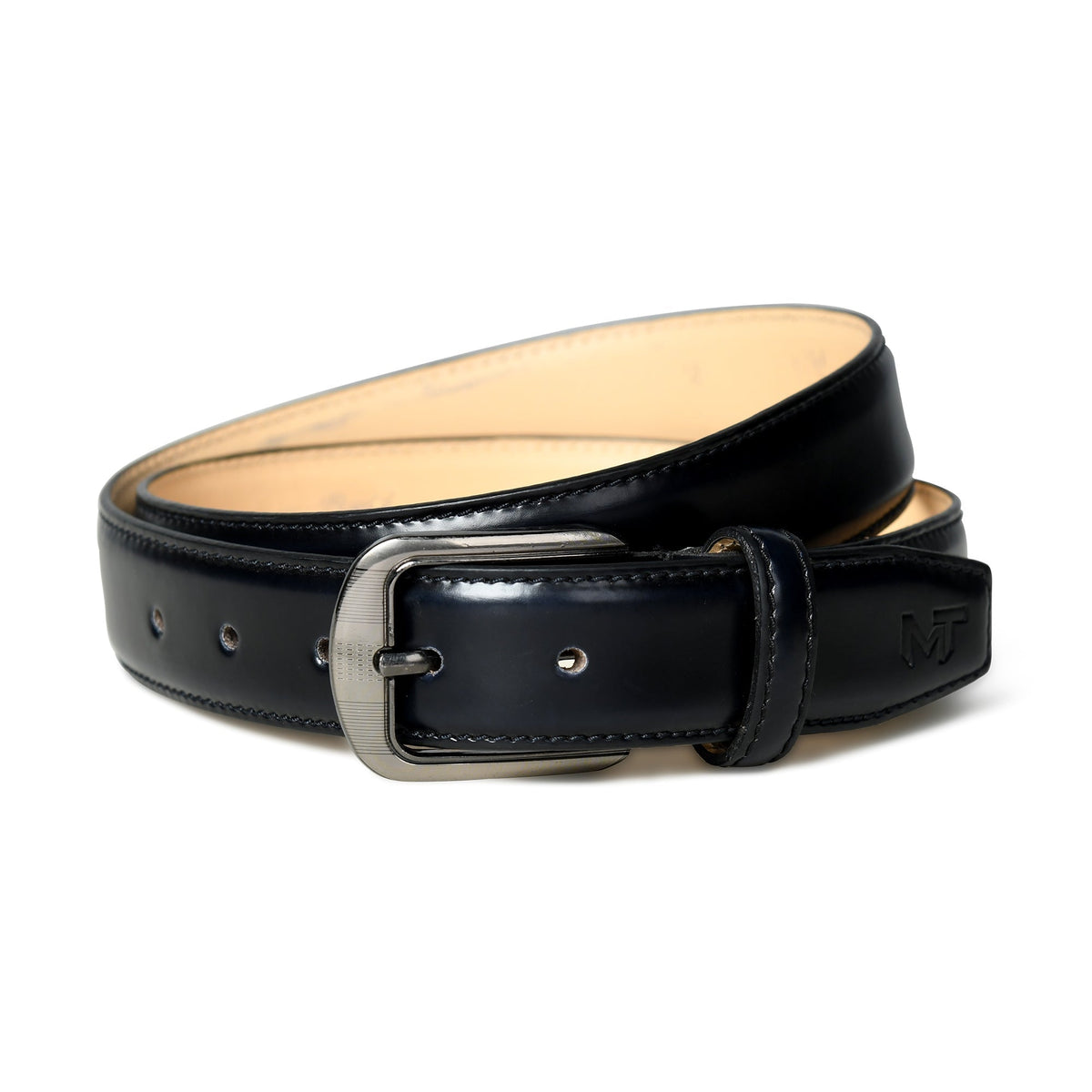 Classy Leather Bags Eclipse Black Leather Belt - AVBL MRKT (2)
