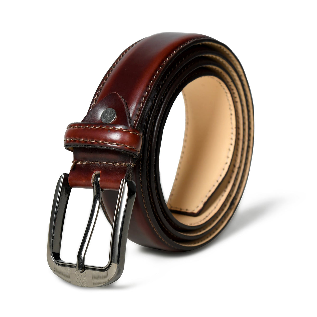 Classy Leather Bags Eclipse Brown Leather Belt - AVBL MRKT (1)