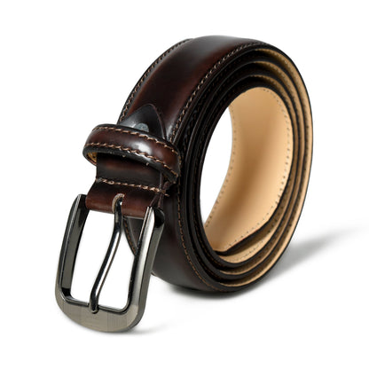 Classy Leather Bags Eclipse Dark Brown Leather Belt - AVBL MRKT (1)
