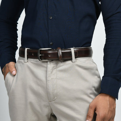 Classy Leather Bags Eclipse Dark Brown Leather Belt - AVBL MRKT (3)