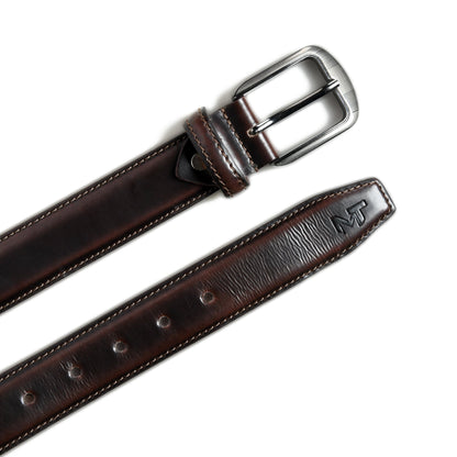 Classy Leather Bags Eclipse Dark Brown Leather Belt - AVBL MRKT (6)