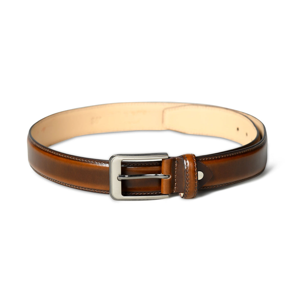 Classy Leather Bags Eclipse Walnut Brown Leather Belt - AVBL MRKT (4)